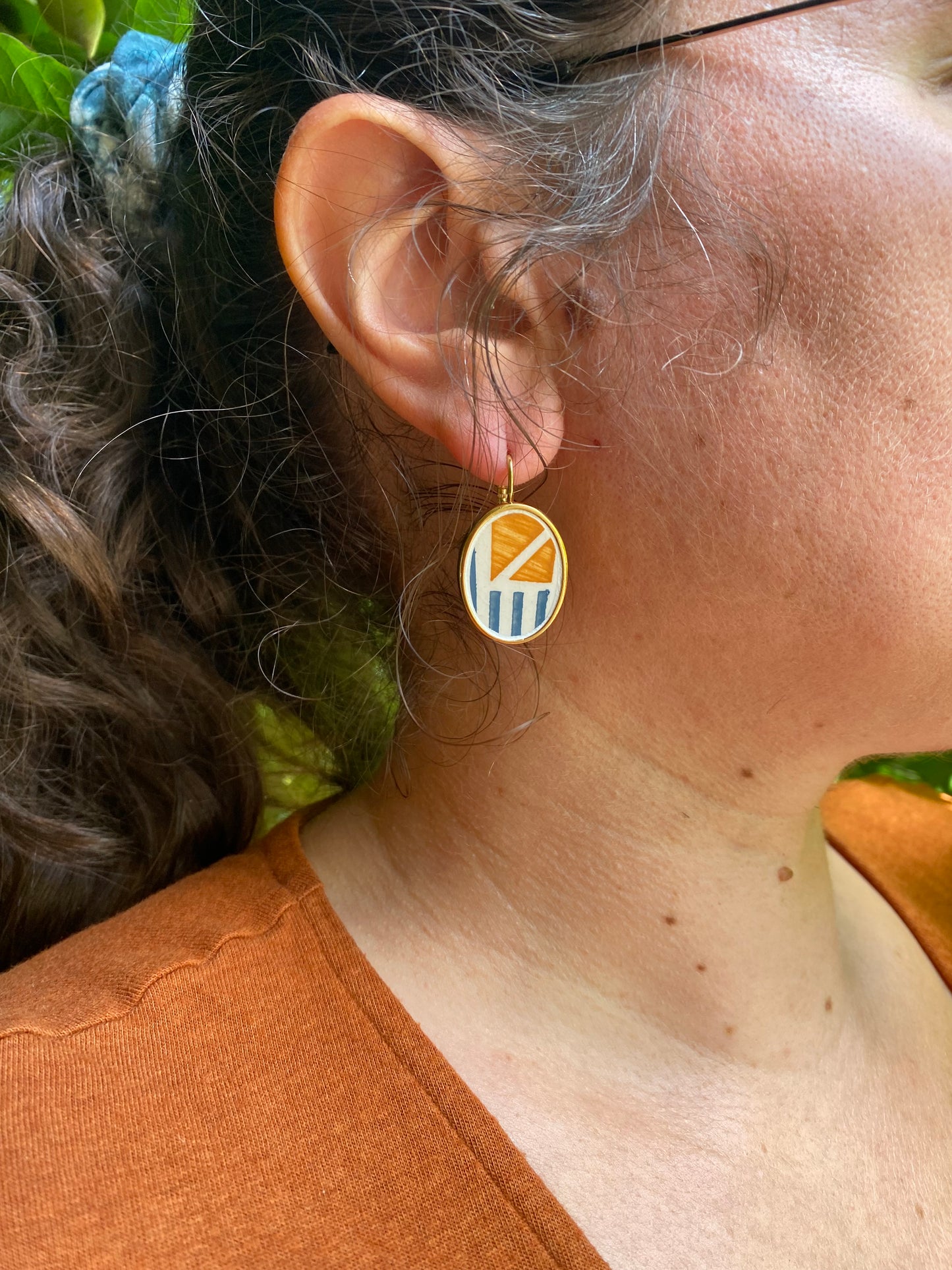 Boucles d’oreilles Dolly à Deauville dorées