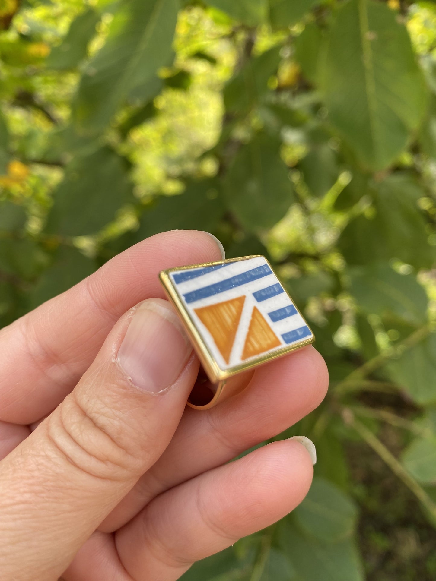 Bague Dolly rectangle