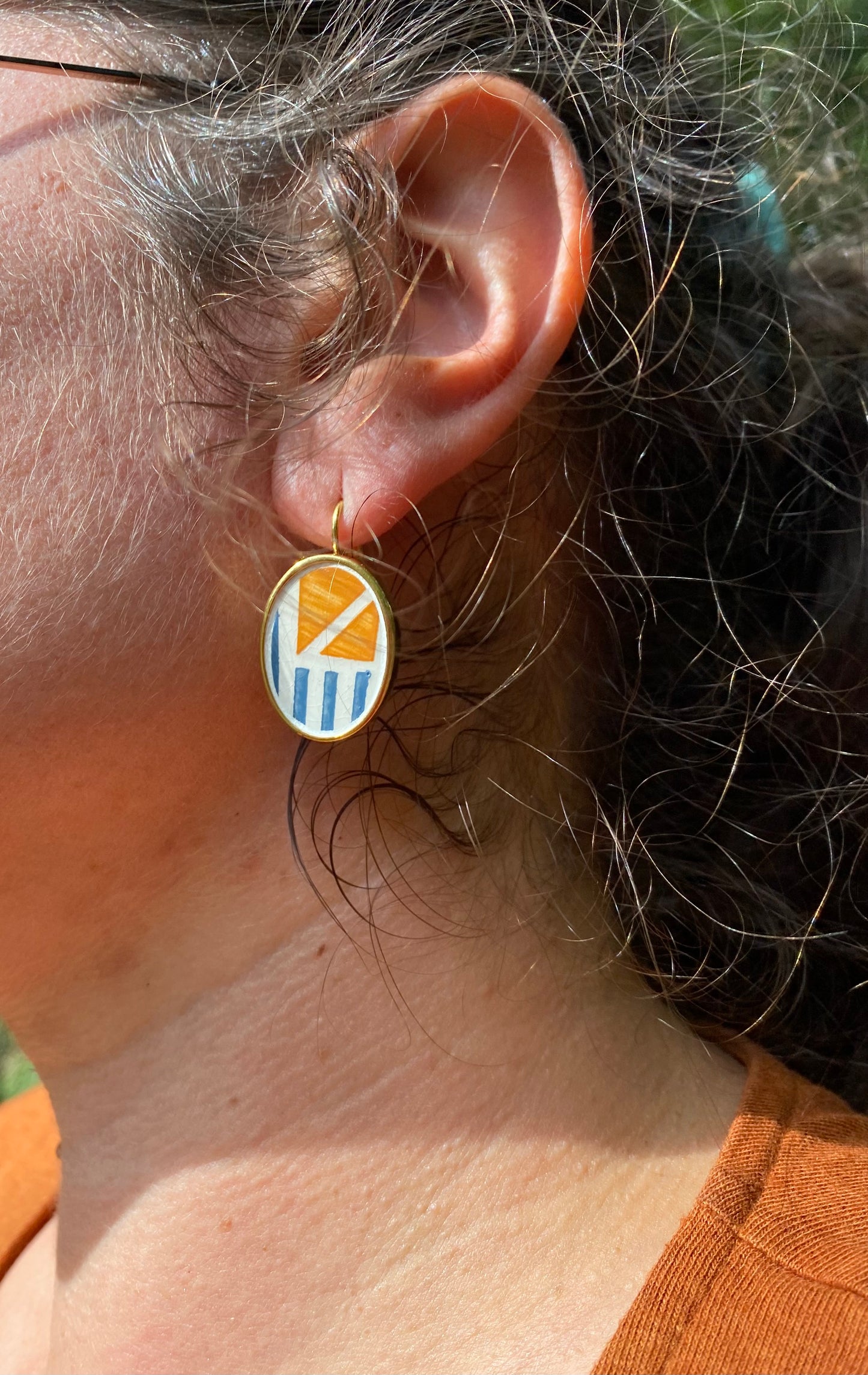 Boucles d’oreilles Dolly à Deauville dorées