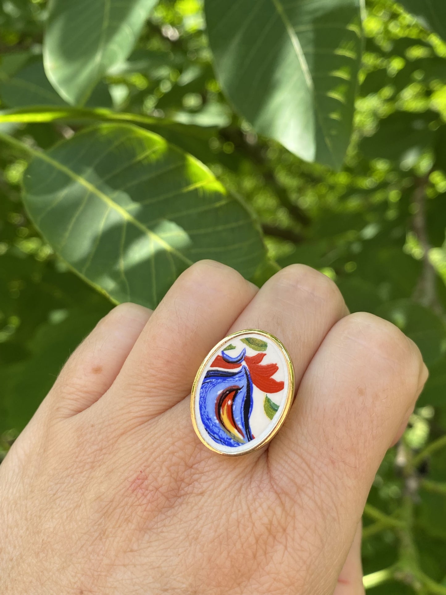 Bague " Poule ou Coq ? "