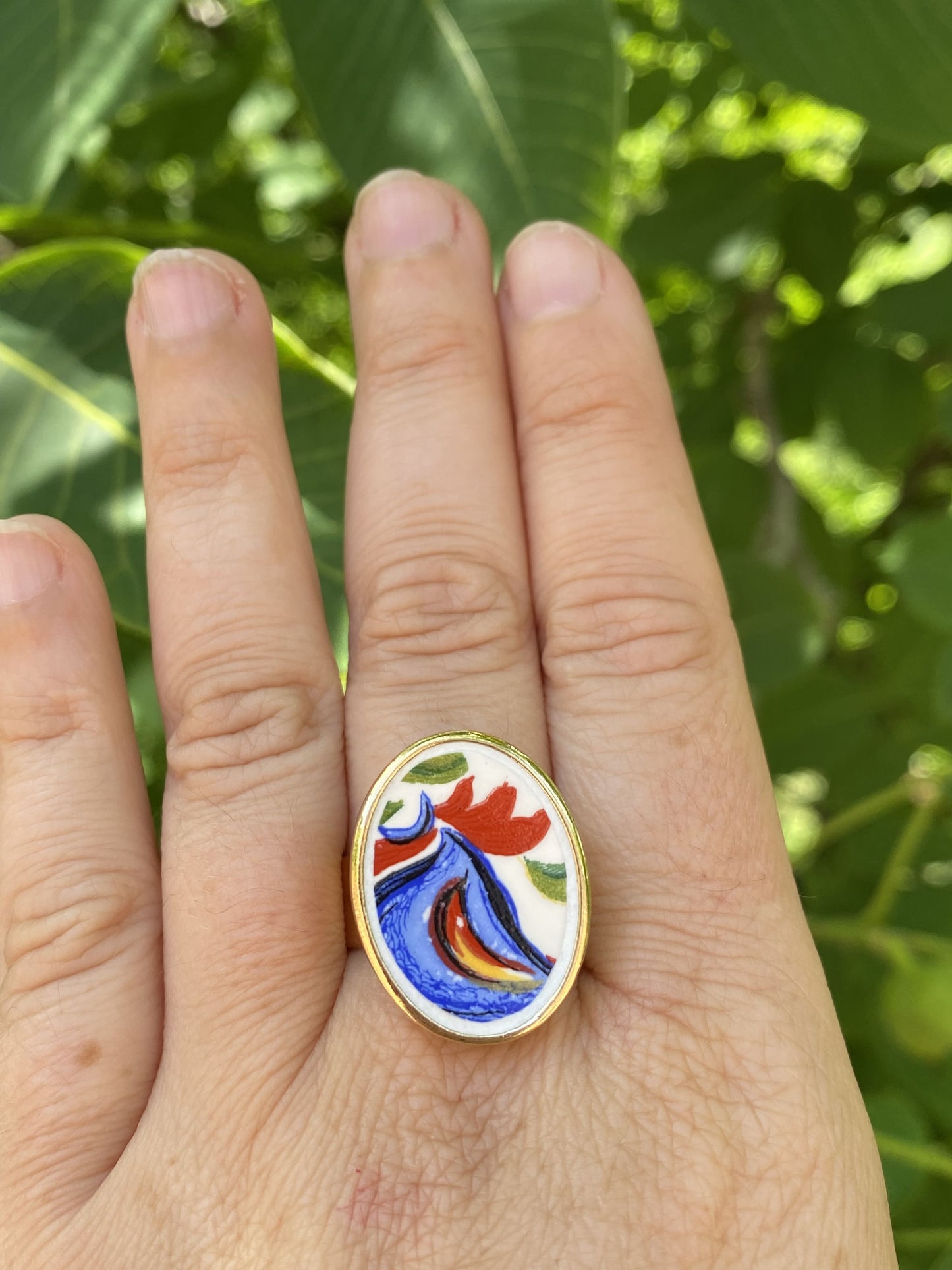 Bague " Poule ou Coq ? "