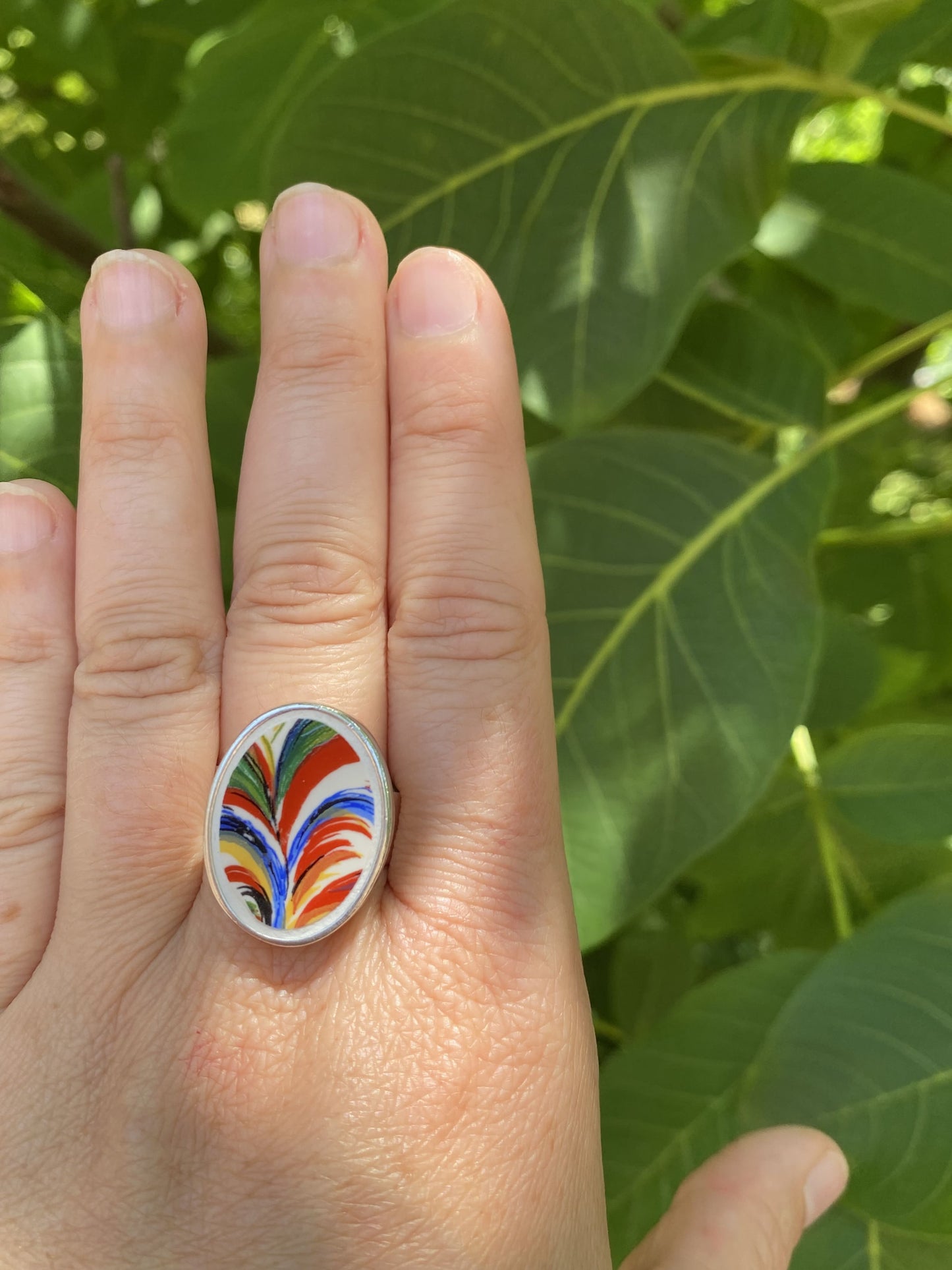 Bague " Plume ou Coq ? "
