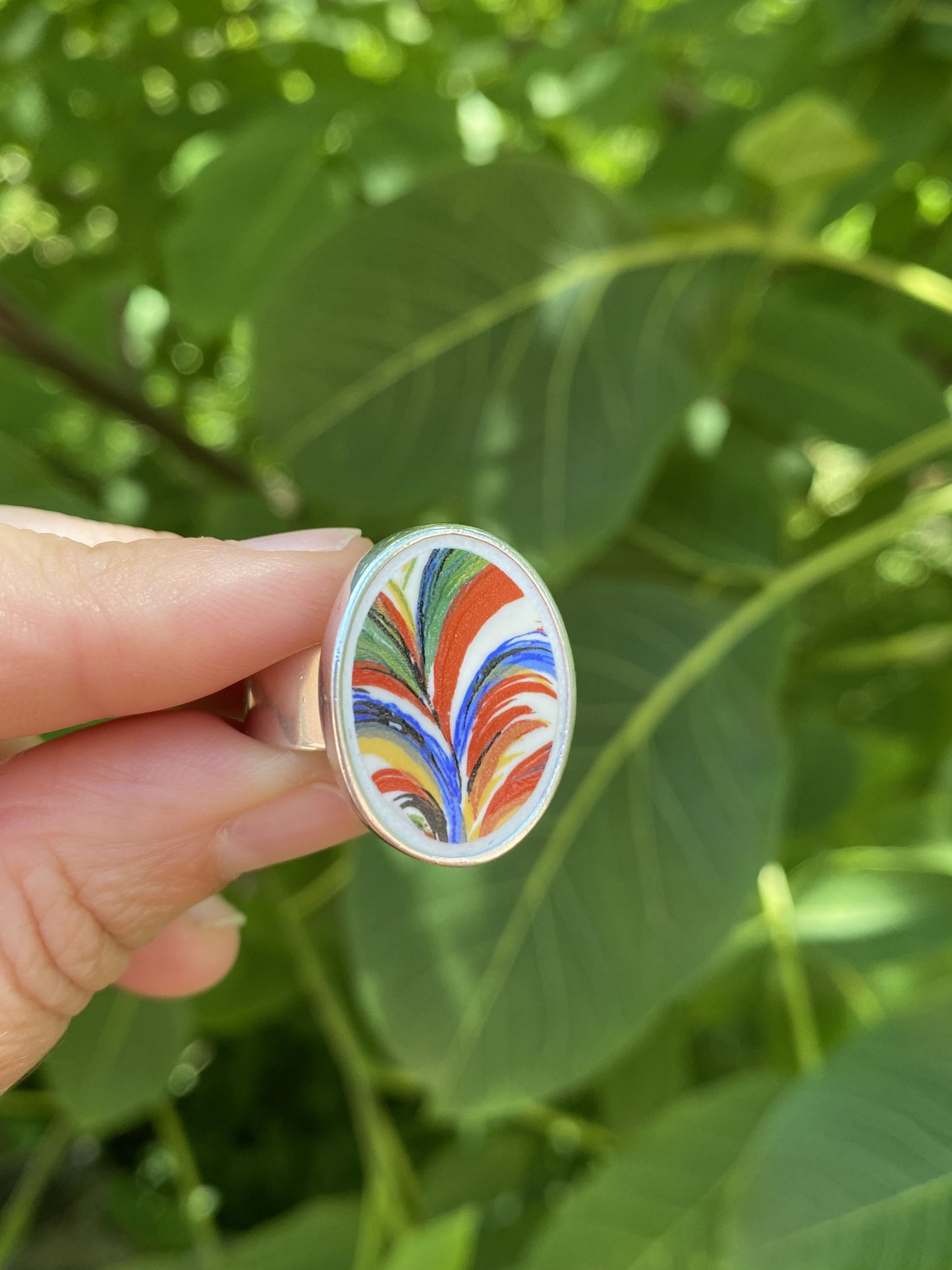 Bague " Plume ou Coq ? "