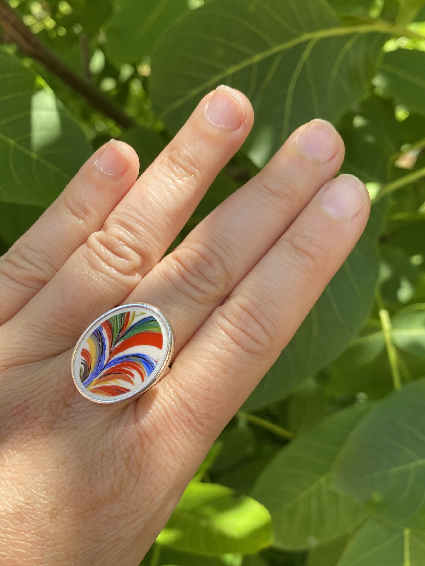 Bague " Plume ou Coq ? "
