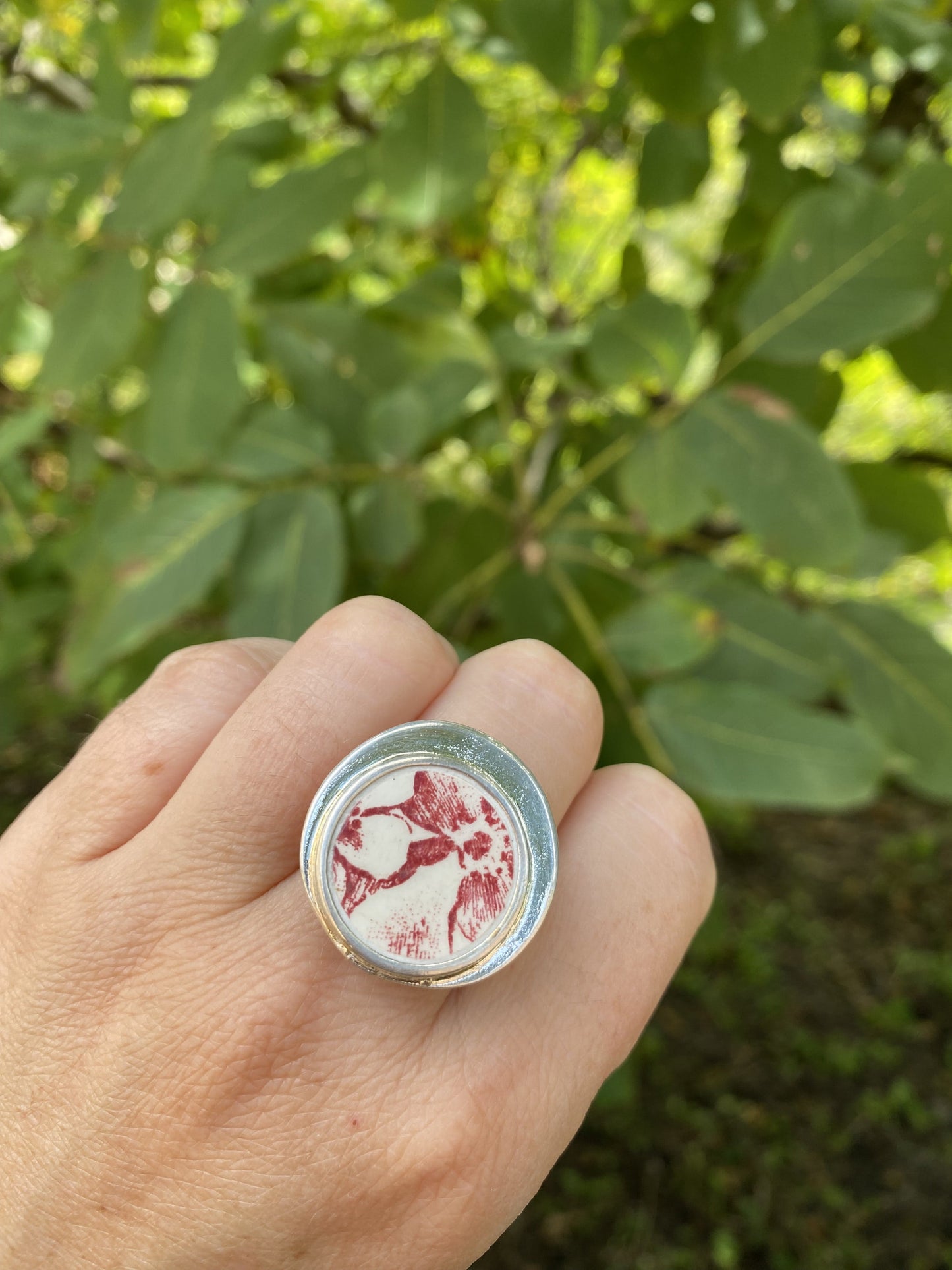 Bague Terre de Fer rouge