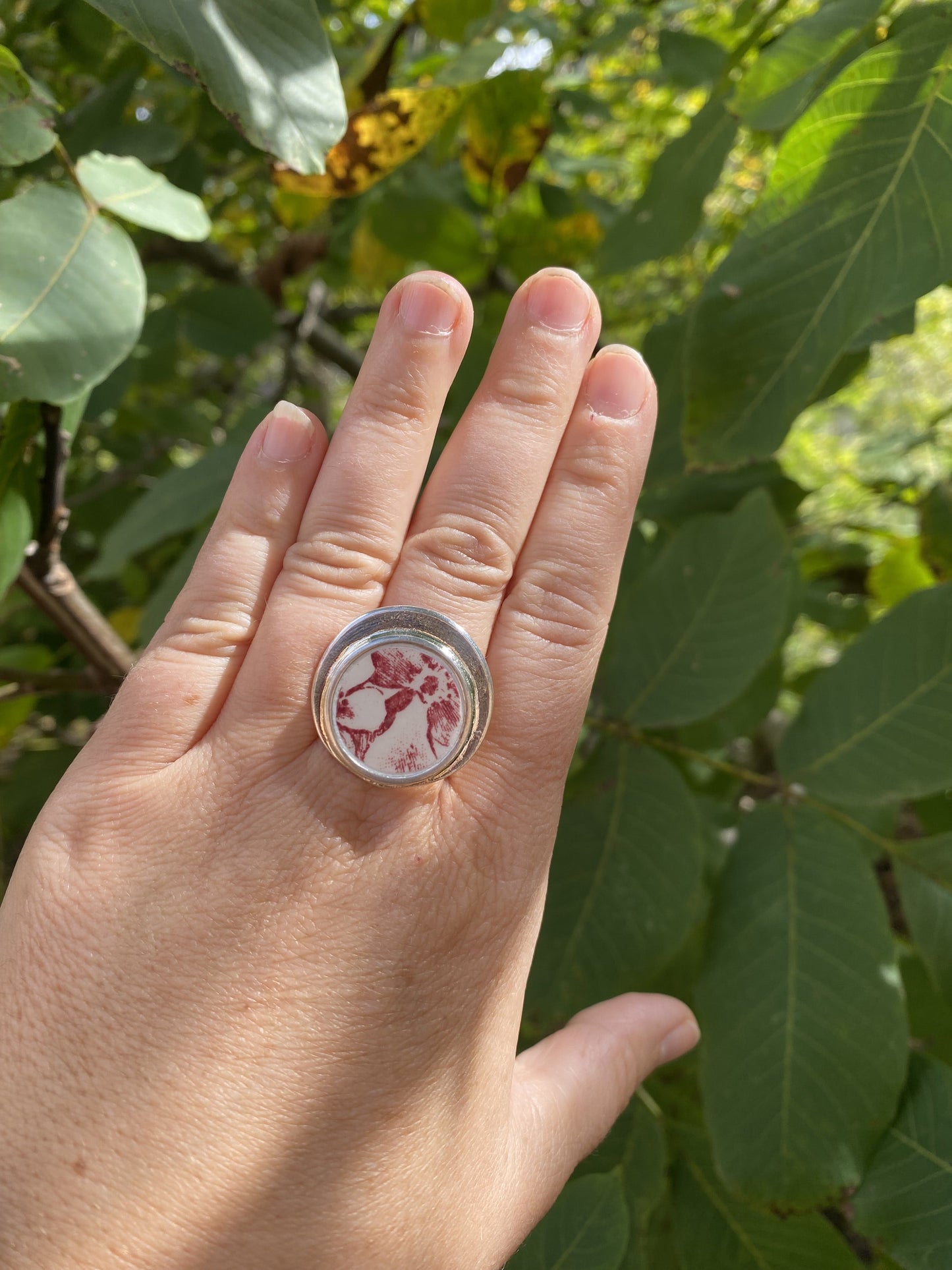Bague Terre de Fer rouge