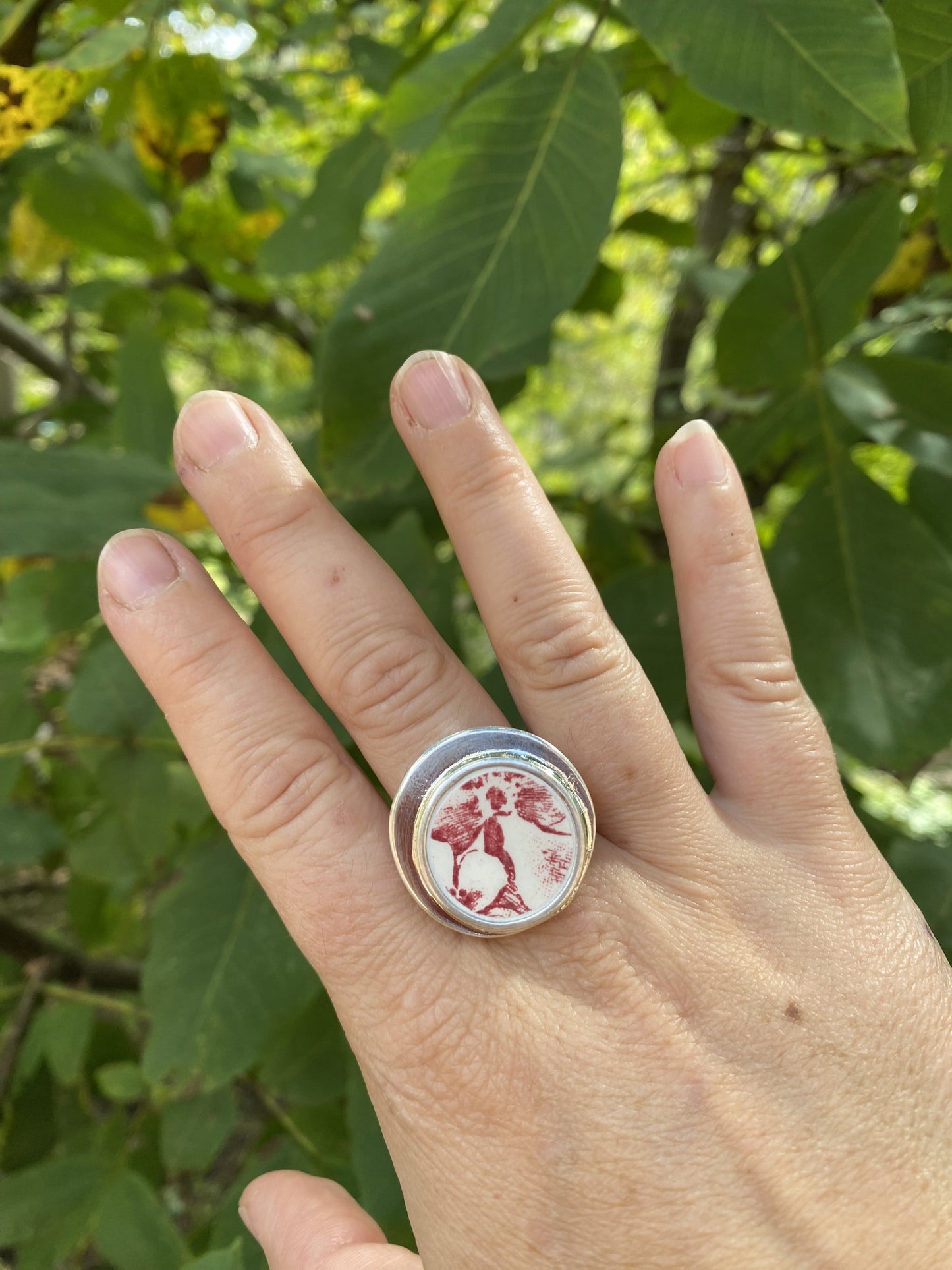 Bague Terre de Fer rouge