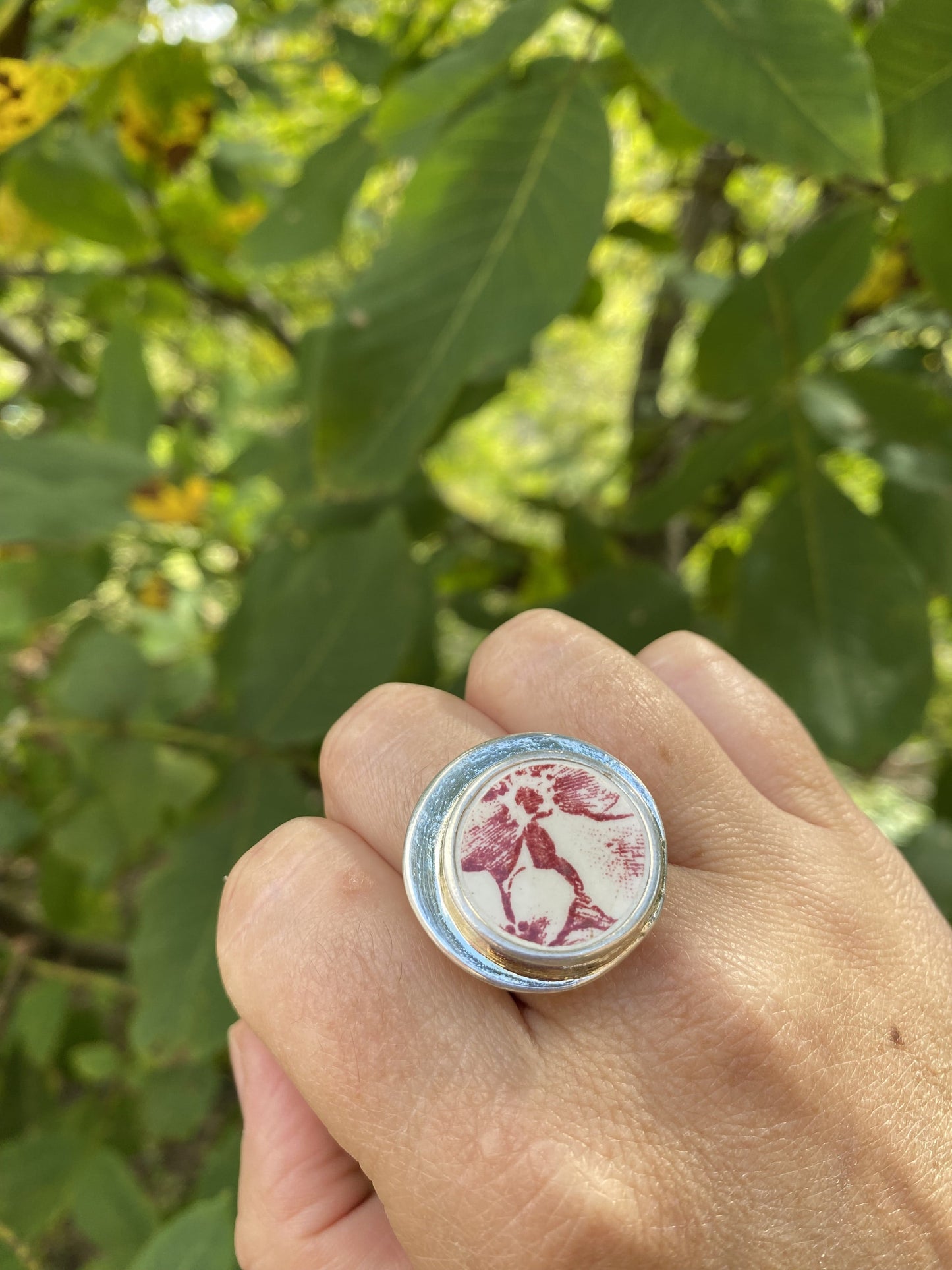Bague Terre de Fer rouge
