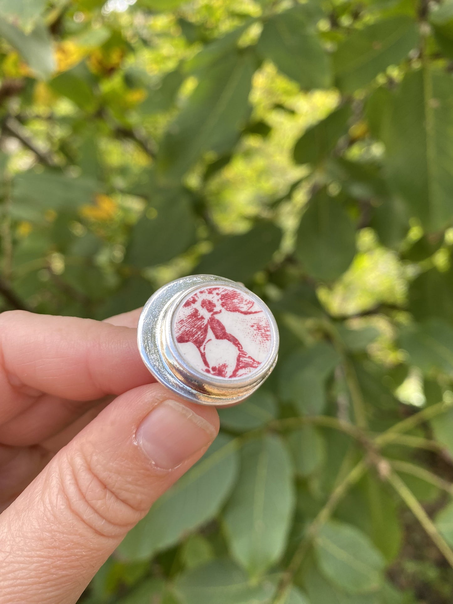 Bague Terre de Fer rouge