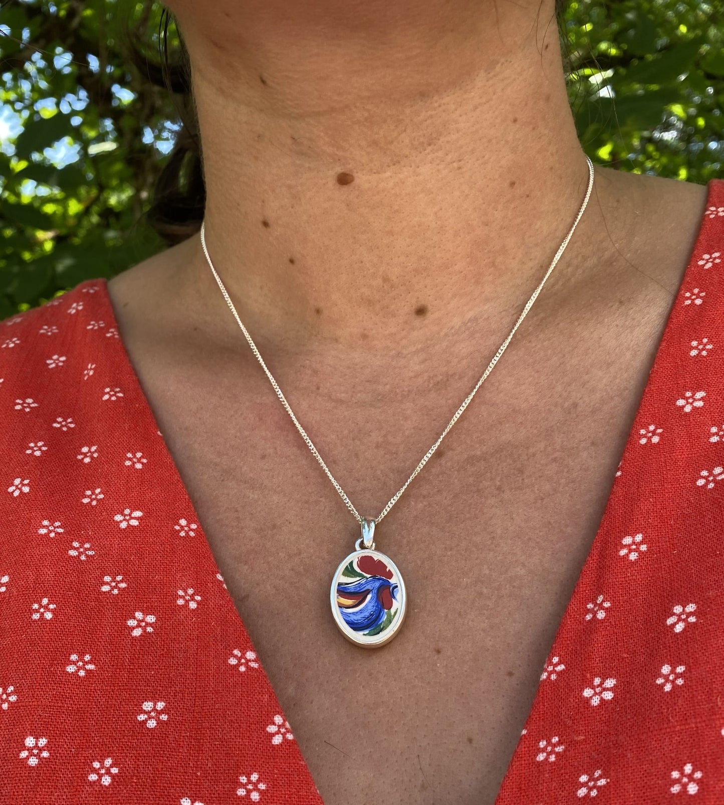Collier "Poule ou Coq ?"