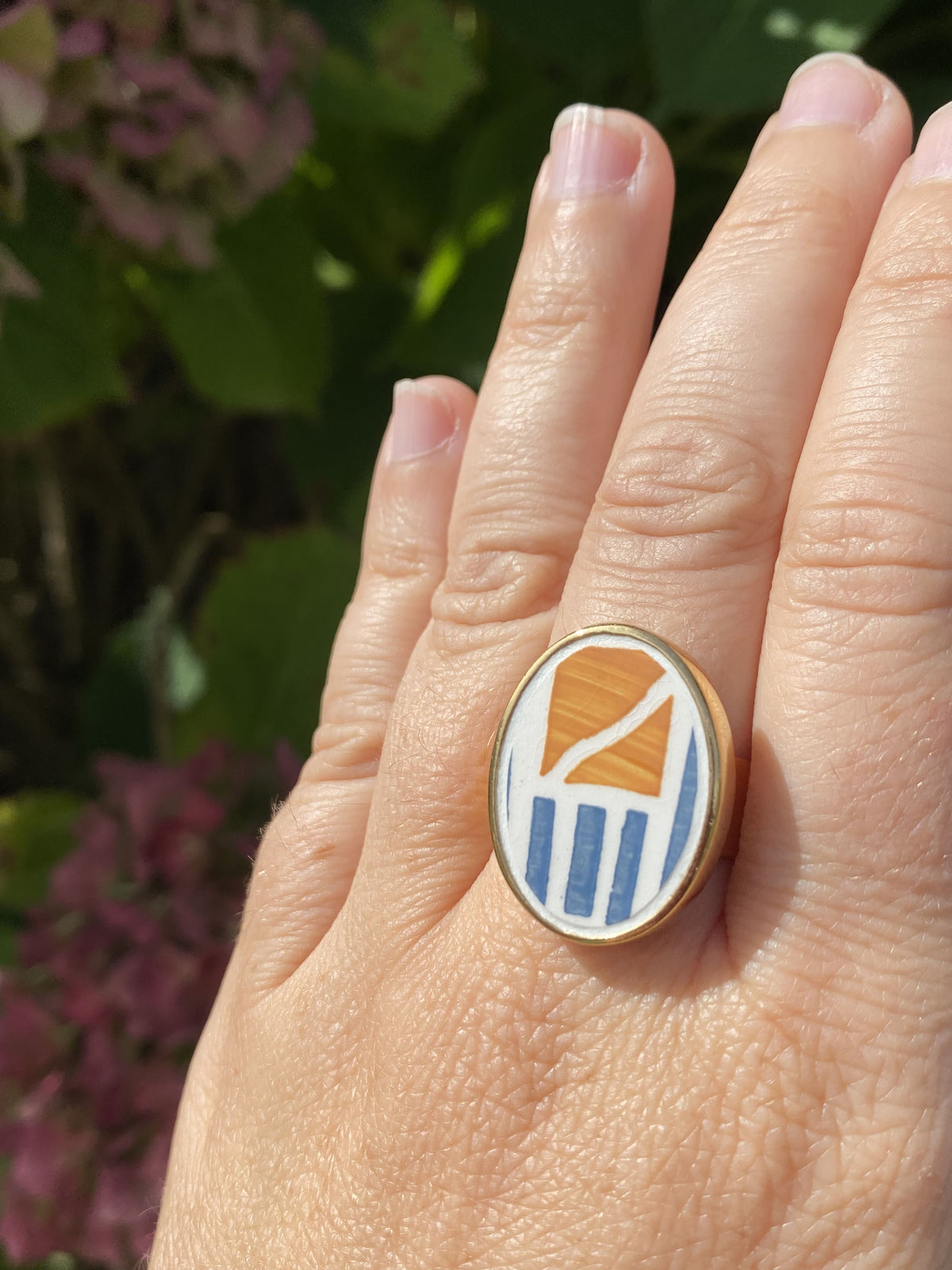 Bague "Dolly" Ovale