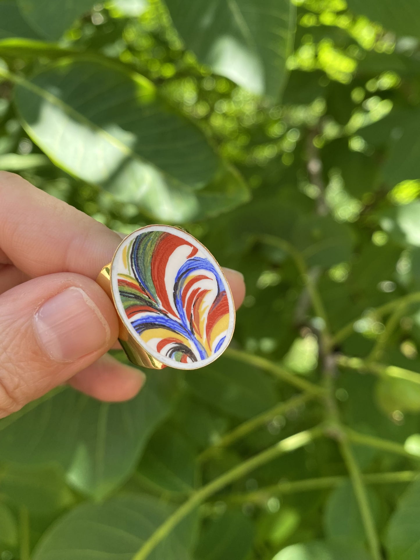 Bague chevalière "Poule ou Coq ? "