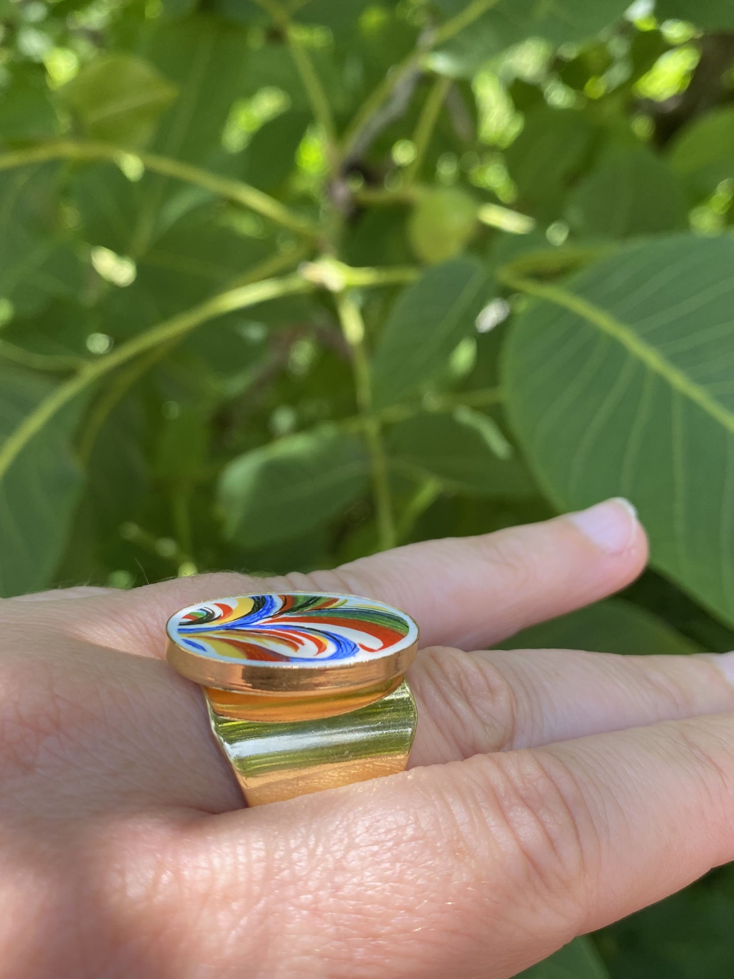 Bague chevalière "Poule ou Coq ? "