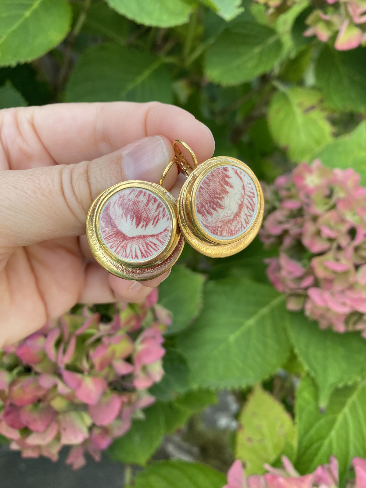 Boucles d’oreilles "Chardon"