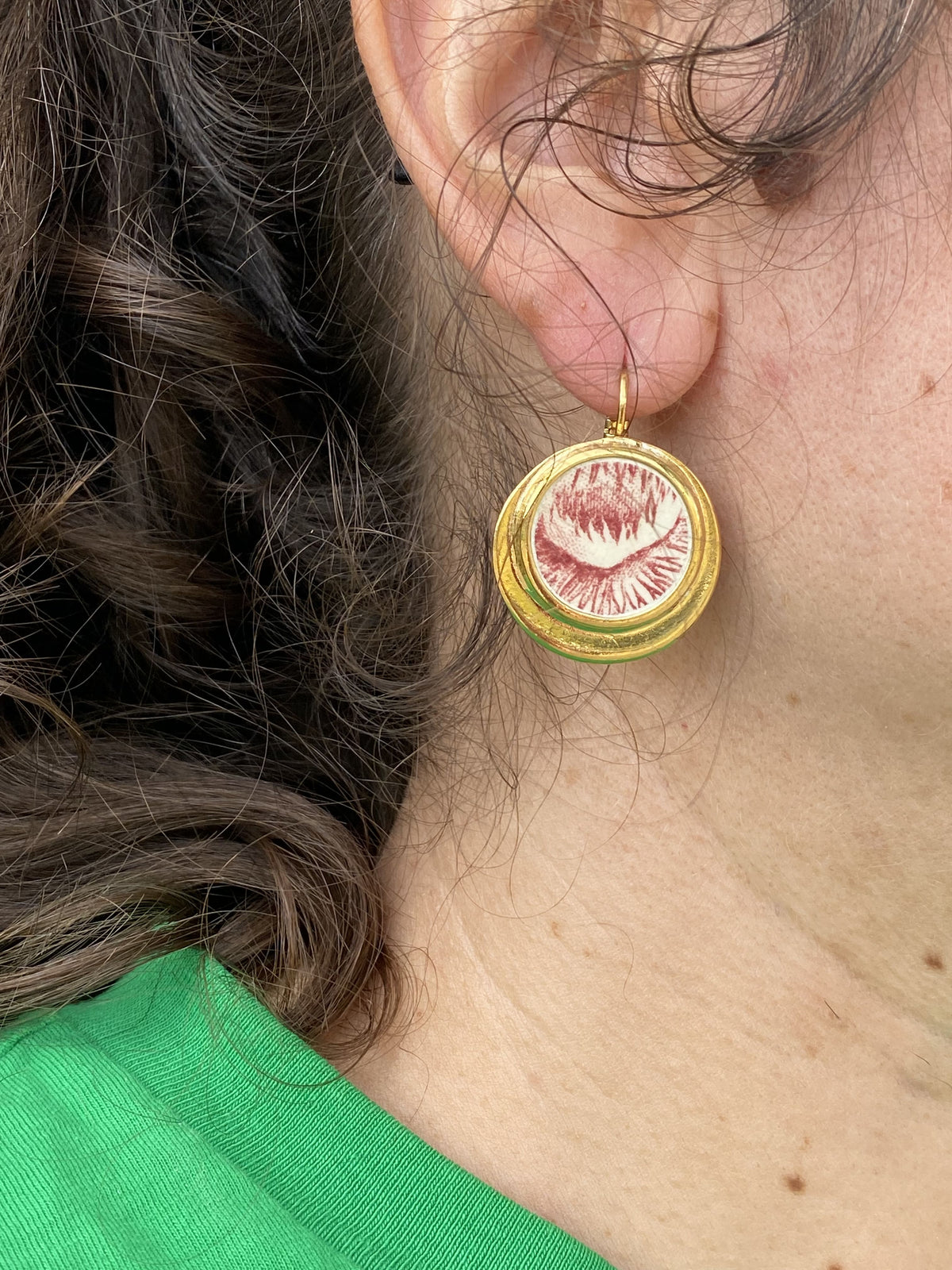 Boucles d’oreilles "Chardon"