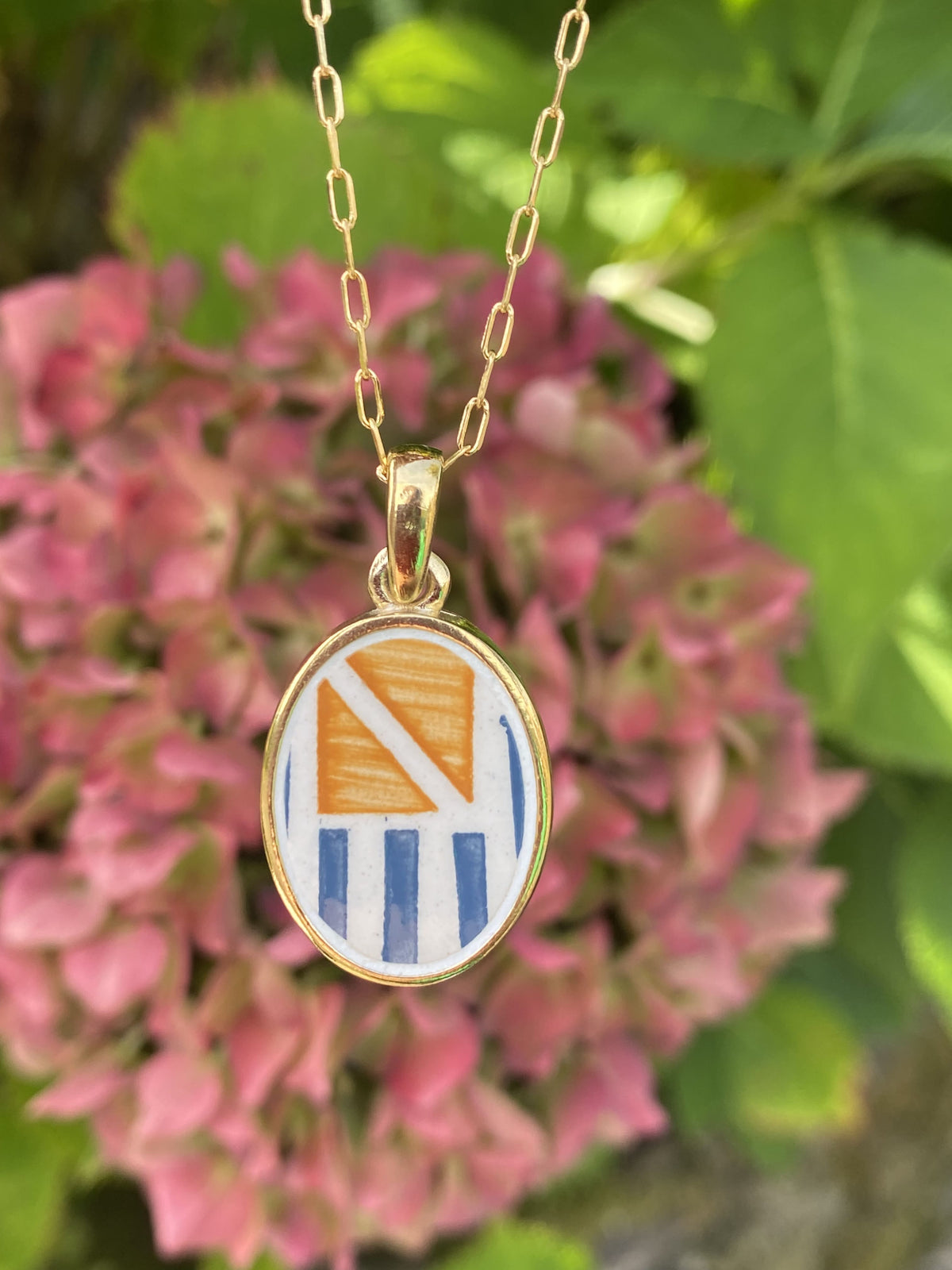 Collier vieille vaisselle Dolly